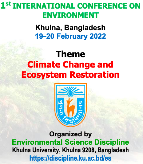 1st International Conference on Environment