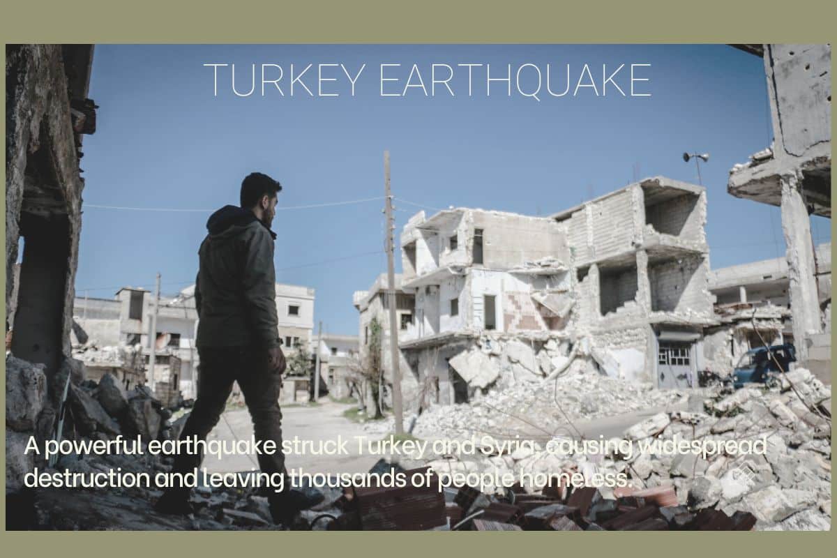 Turkey Earthquake Poster