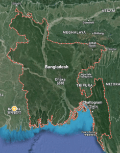 Bangladesh map