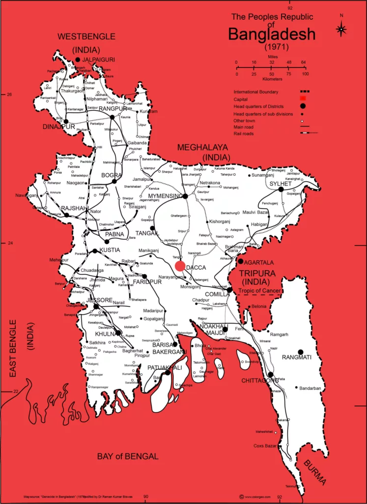 Bangladesh map