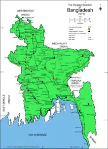 Bangladesh Map pdf