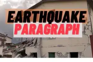 Earthquake Paragraph