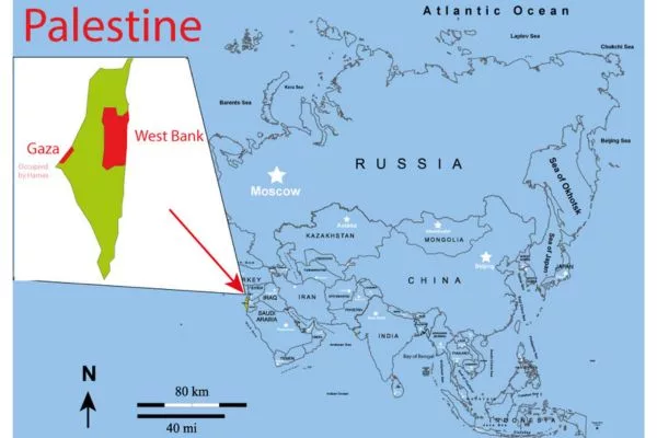 Palestine in Map
