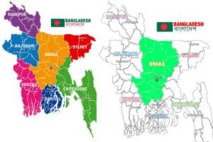 Political Map Bangladesh