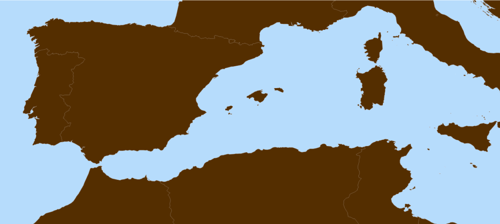 Gibraltar Strait Map: Strait of Gibraltar Map Vector – Strategic Maritime Chokepoint Between Europe and Africa 2 Gibraltar Strait Map