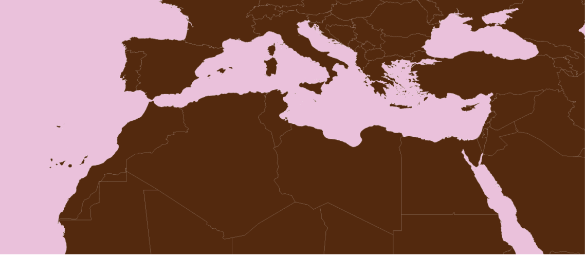 Map of Straits of Gibraltar
