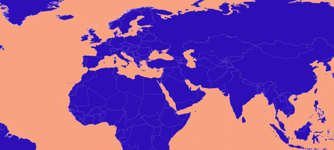 Strait of Gibraltar on the Map