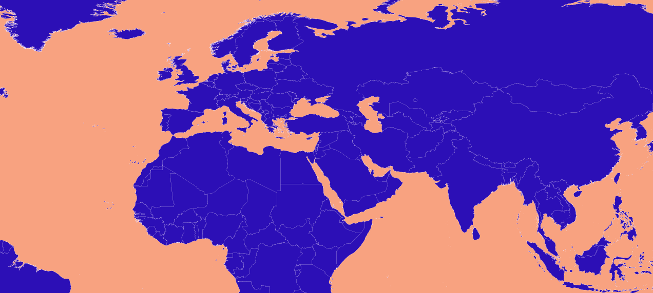 Strait of Gibraltar on the Map
