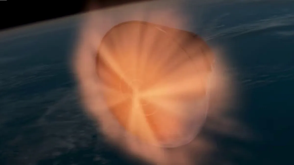 স্পেস ক্রাফটের চারিদিকে  আগুন কেন আসলে আগুন নয়? কেন অদৃশ্য হয়ে যায়?