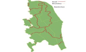 Bandarban Sadar Thana Map