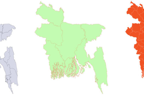 Bangladesh District Map of Bangladesh