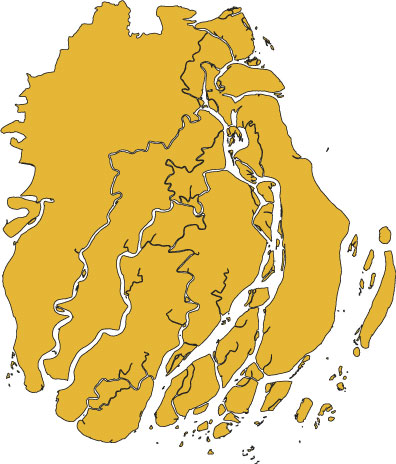 Outline of Barishal Division Bangladesh