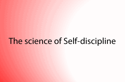 The science of self-discipline
