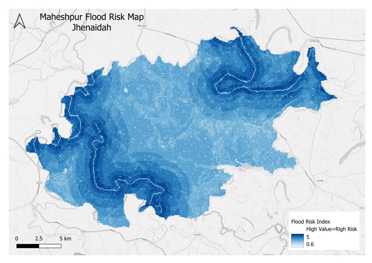 Flood Risk Map of Maheshpur