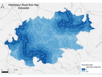 Flood Risk Map of Maheshpur HD Download JPEG Flood Risk Map of Maheshpur