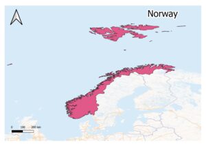 Map of Norway