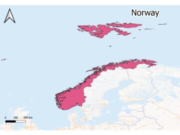 Map of Norway