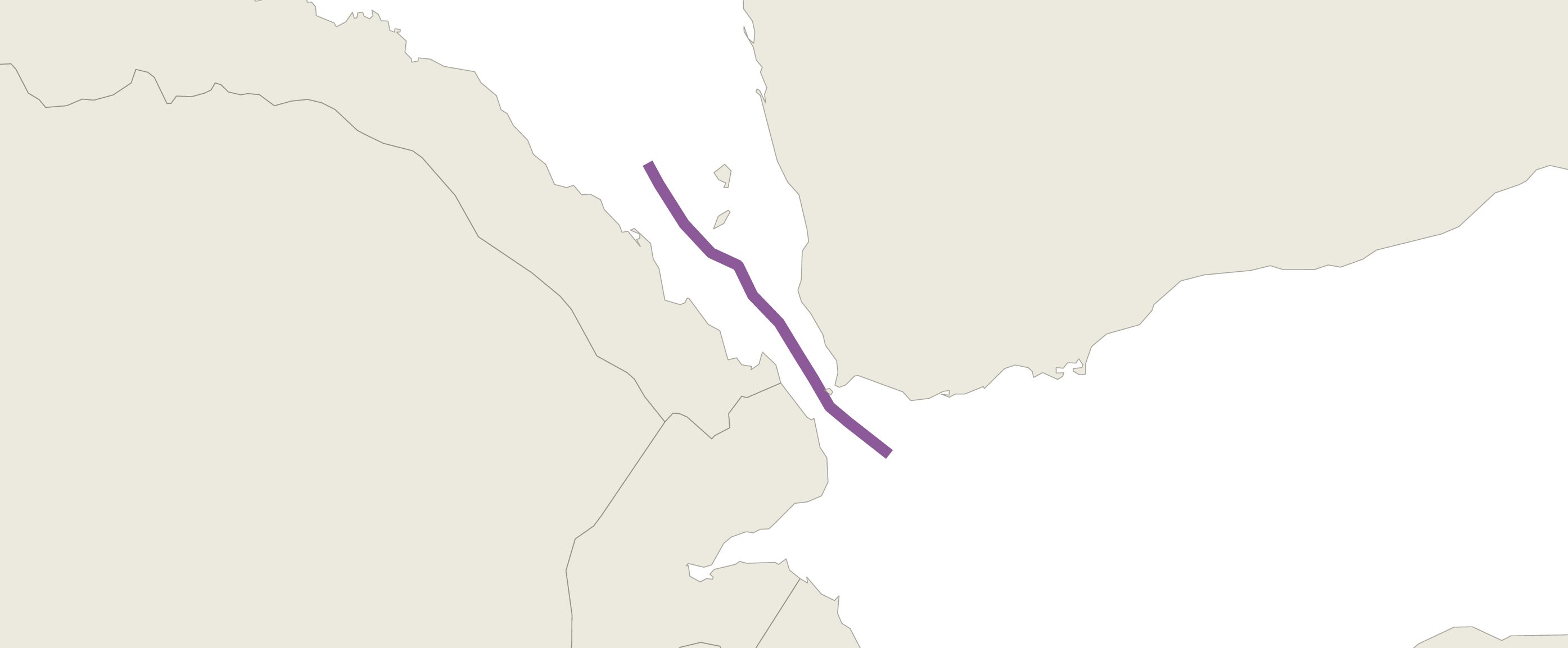 Beb el mandeb strait Djibuti MAP